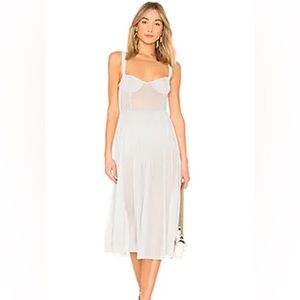 Majorelle Rina Midi Dress in Plated